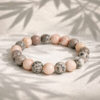 bracelet bohème en perles de pierre naturelle turquoise
