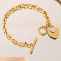 bijoux acier inoxydable chiffres romains