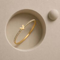 bracelet manchette en acier inoxydable arg