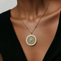 bijoux ethniques collier et boucles oreilles