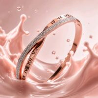 bracelet manchette en acier inoxydable arg